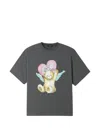 We11 Done Bear-graphic T-shirt In Gray