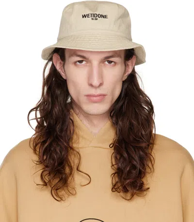 We11 Done Beige 1506 Bucket Hat