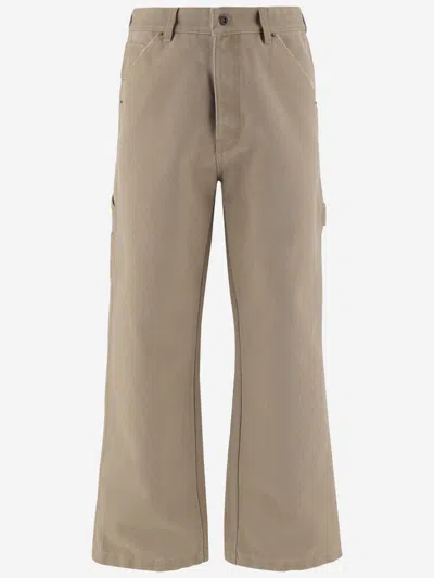 WE11 DONE BEIGE CARGO PANTS