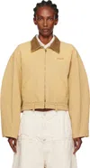We11 Done Long-sleeved Casual Jacket In Neutral