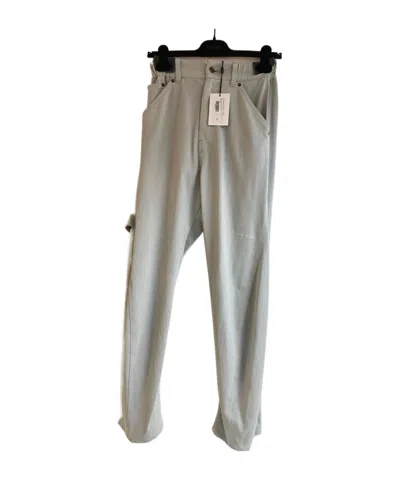 We11 Done Belt-loop Casual Pants In Gray