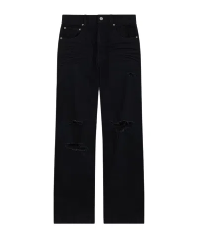 We11 Done Belt-loop Jeans In Black