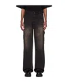 We11 Done Belt Loop Jeans In Black