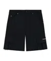 We11 Done Belt-loop Shorts In Black