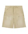 We11 Done Belt-loop Shorts In Nude