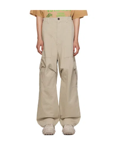 We11 Done Belt Ring Four Bags Of Casual Pants In Nude