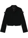 We11 Done Belted Blazer In Blue