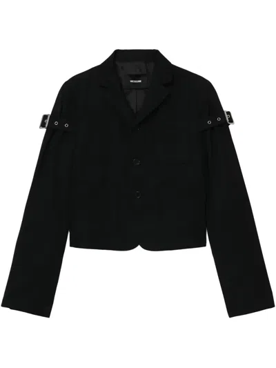 We11 Done Belted Blazer In Blue