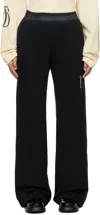 We11 Done Elastic Waist Sweatpants In Black