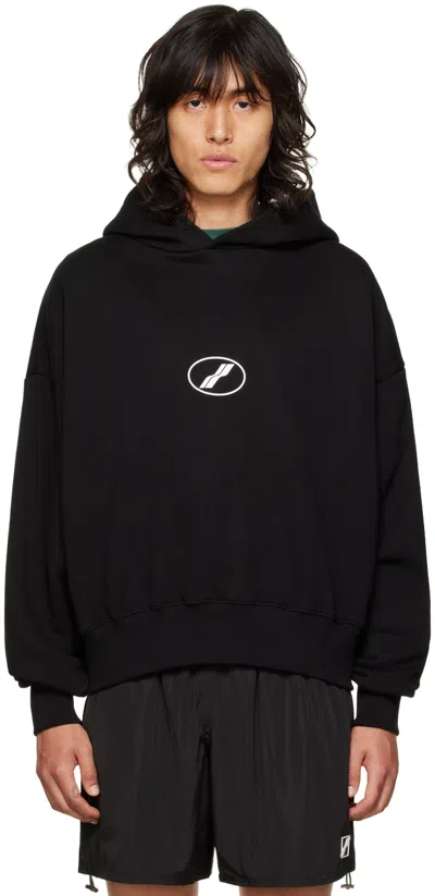 We11 Done Black Basic Hoodie