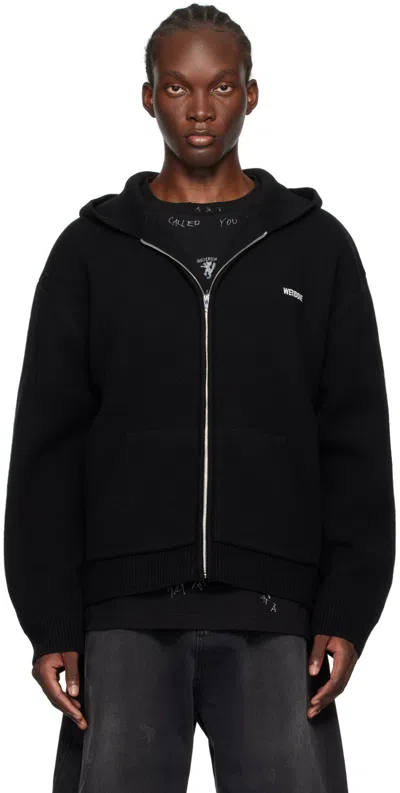 We11 Done Black Basic Hoodie