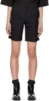 We11 Done Black Basic Shorts In Black