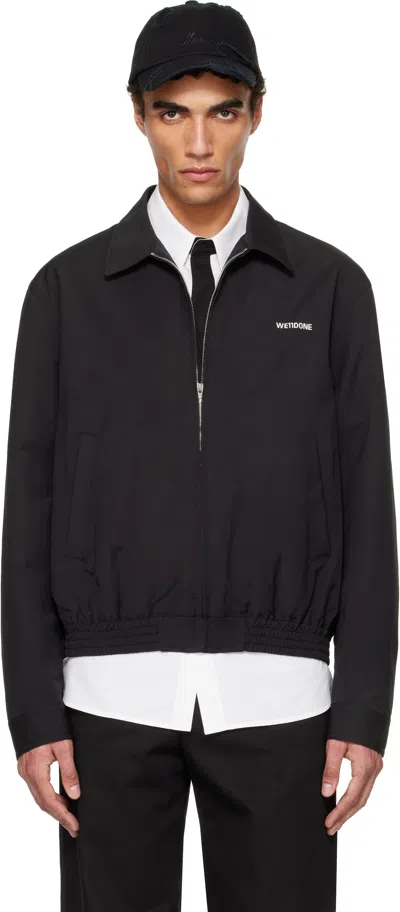 We11 Done Black Classic Cotton Jacket