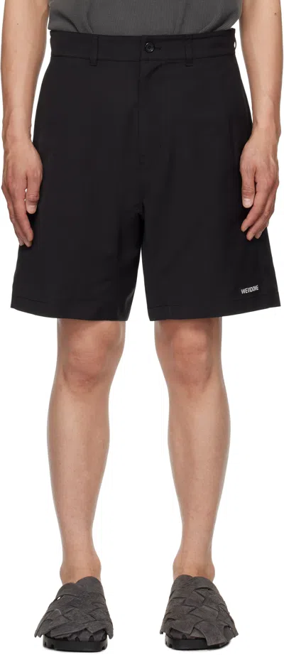 We11 Done Black Classic Shorts