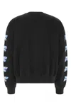 We11 Done We11done Black Cotton Oversize Sweatshirt In Black