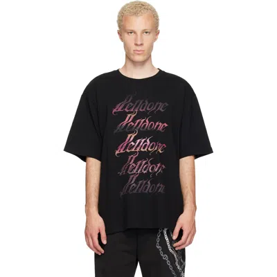 We11 Done Black Gradient Logo T-shirt