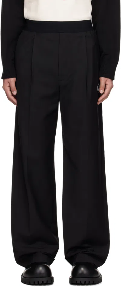 We11 Done Black Logo Trousers
