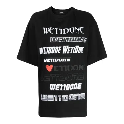 We11 Done Black Love T-shirt
