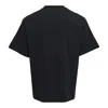 We11 Done Black Multilogo T-shirt In Black