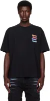 We11 Done Neon Logo Short Sleeved T-shirt In Black