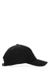 We11 Done Black Nylon Baseball Cap In Black