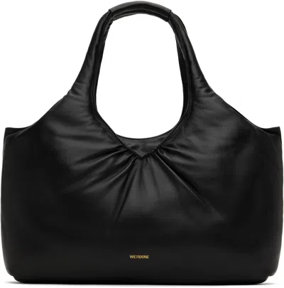 We11 Done Black Padded Shopper Tote