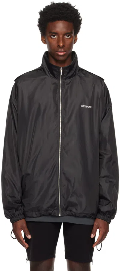 We11 Done Black Printed Jacket