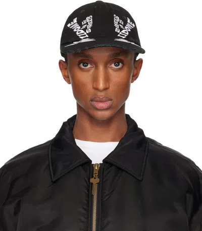 We11 Done Black Street Logo Cap