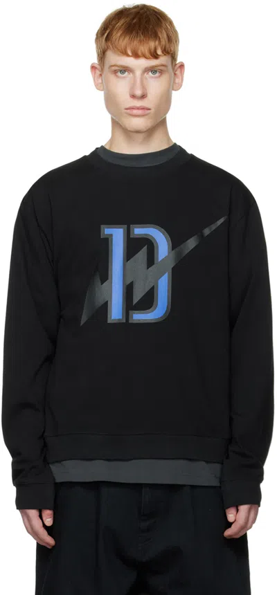 We11 Done Black Thunder Sweatshirt