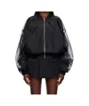 We11 Done Black Twisted Bomber Jacket In Black