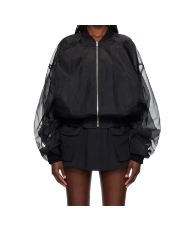 WE11 DONE TWISTED BOMBER JACKET