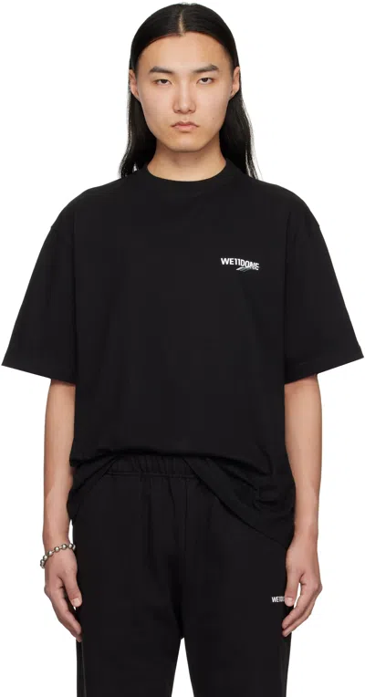 We11 Done Black Wave Logo T-shirt