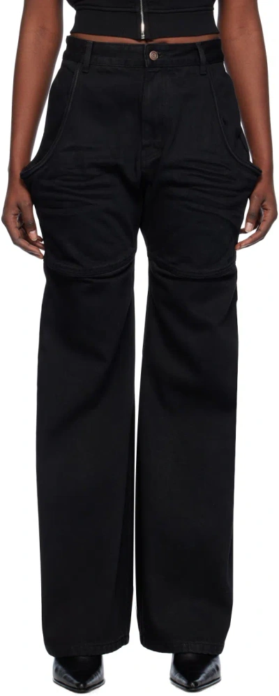 We11 Done Black Wire Jeans