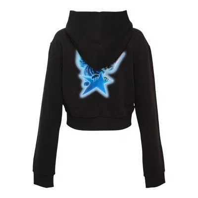 We11 Done Black Womens Amber Cropped Sweater