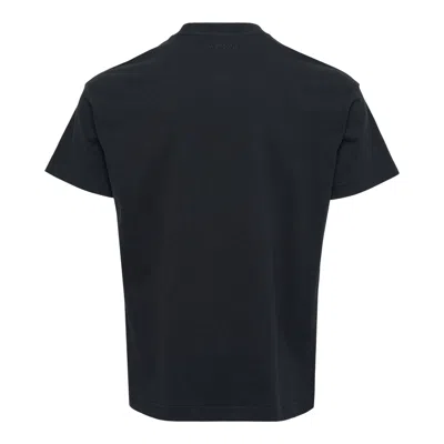 We11 Done Black Womens Varsity Bear T-shirt In Burgundy