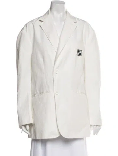 Pre-owned We11 Done Blazer In White