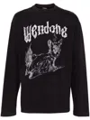 We11 Done Bleached T-shirt In Black