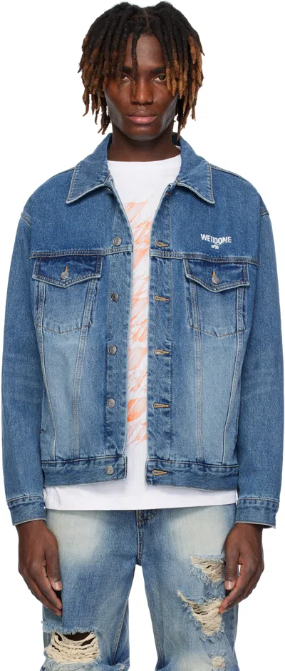 We11 Done Blue 1506 Trucker Denim Jacket