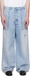 We11 Done Carpenter Jeans In Blue
