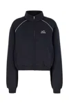 We11 Done Blue Navy Polyester Blend Sweatshirt In Black