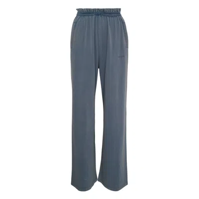 We11 Done Blue Womens Washed Layered Lou In Gray