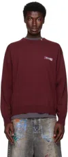 We11 Done Logo Knit Pullover Sweater