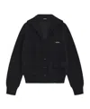 We11 Done Button Long-sleeved Sweater In Black