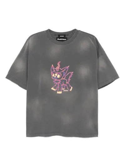 We11 Done Capsule Monster T-shirt In Grey