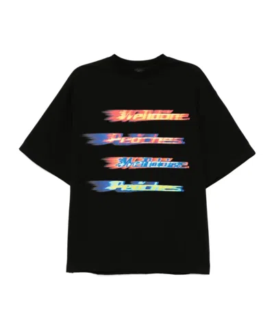 We11 Done Capsule Multi Logo T-shirt In Black