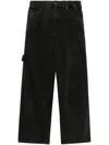 We11 Done Cargo Trousers In Black