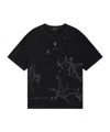 We11 Done Cartoon Cartoon Printed T-shirt In Black