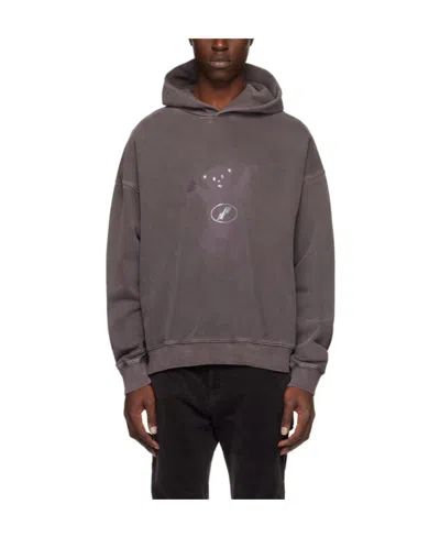 We11 Done Cartton-print Long-sleeve Hoodie In Black
