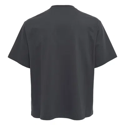 We11 Done Charcoal Painted Rabbit T-shirt In Black