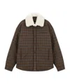 We11 Done Check-print Jacket